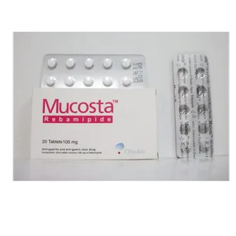 Mucosta 100gm for the Treatment of Gastric and Duodenal Ulcers | 20 Tabs