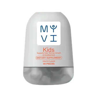 Myvi Kids Dietary Supplement with Fruits Flavor | 60 Pcs