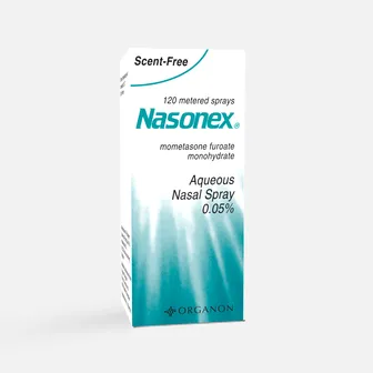 Nasonex 0.05% Mometasone Furoate Monohydrate Nasal Spray 120 Puffs | 18gm