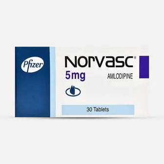 Norvasc High Blood Pressure 5mg | 30 Tabs