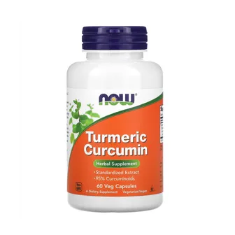 Now | Turmeric Curcumin | 60 Caps