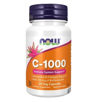 Now | Vitamin C 1000 | 100mg | 30 Veg Caps