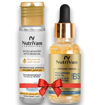 Nutrivam | Organic Serum | 30ml + Micellar Argan | 200ml