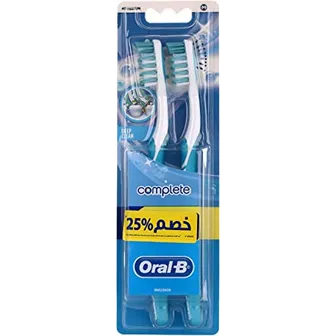 Oral B | Toothbrush Set of | 2 deep clean