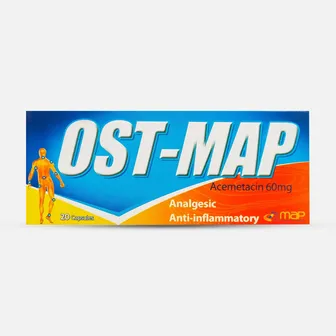 Ost Map Pain Reliever 60mg | 20 Caps