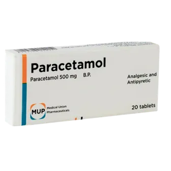 Paracetamol 500mg | 20 Tabs (MUP)