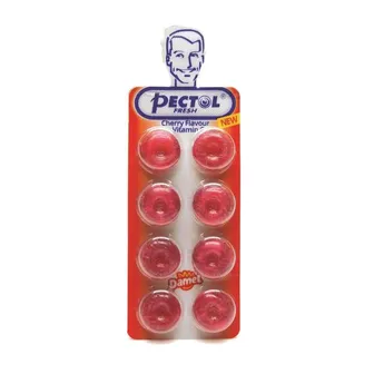 Pectol | Lozenges With Cherry Flavour + Vitamin C