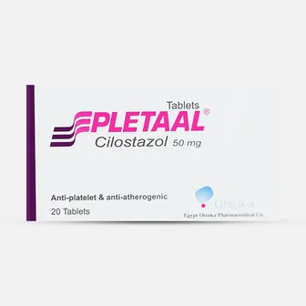 Pletaal To Relieve Symptoms of Intermittent Claudication 50mg | 20 Tabs
