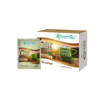 Premier Green Coffee with Hazelnuts | 15 Bags