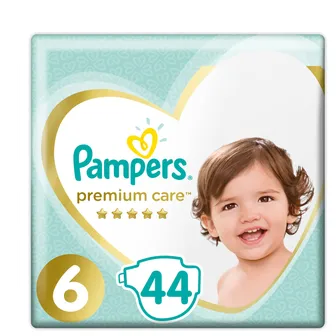 Pampers | Premium Care Diapers Size 6 Junior 13+ Kg | 44 Pcs