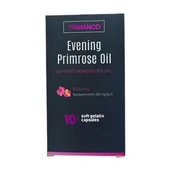 Primanod Evening Primrose Oil 1000mg | 10 Soft Gelatin Caps