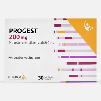 Progest 200mg | 30 Oral/Vaginal Capsules