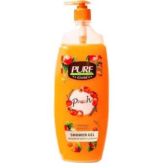 Pure | Gold Shower Gel Peach Scent | 1000gm