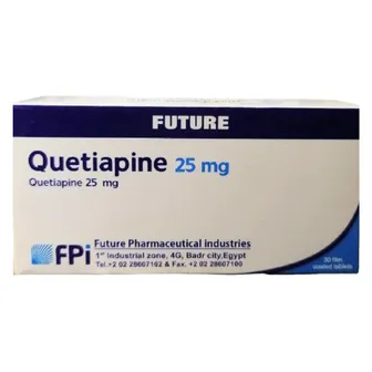 Quetiapine | 25 mg | 30 tablets