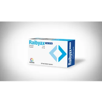 RAIBYAX 6/50 MG 30 CAP