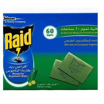 Raid | Mosquito Repellent Mats | 60 Mats