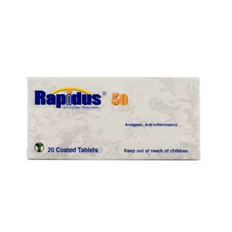 Rapidus | toothache reliever | 50mg | 20tablets