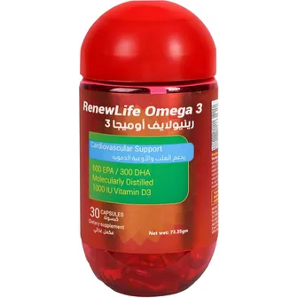 Renew Life | Omega 3 | 30Cap