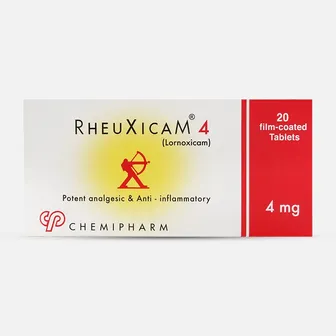 Rheuxicam | General Pain Reliever 4mg | 20 Tabs