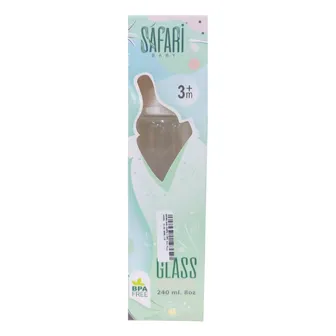safari glass bottle 240ml