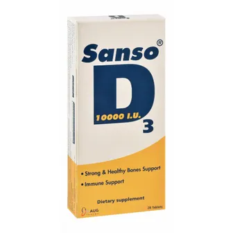 Sanso D3 10.000 I.U Dietary Supplement | 28 Tabs