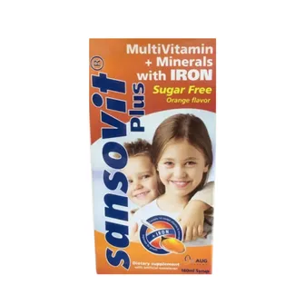 Sansovit Plus | Iron With Orange Flavor | 160ml