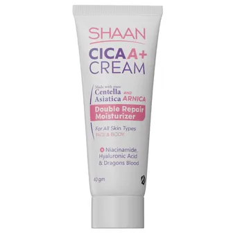 Shaan | Cica A+ Arnica Double Repair Moisturising Cream | 40gm