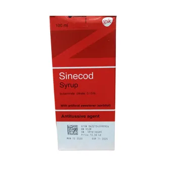 Sinecod 150mg/5ml Syrup | 100ml