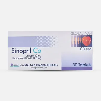 Sinopril Co High Blood Pressure 20/12.5mg | 30 Tabs