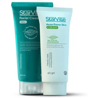 Starville | Facial Cleanser & Acne prone skin Cream