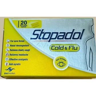 Stopadol | Cold & Flu | 20Tab