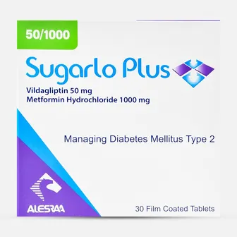 Sugarlo Plus For The Treatment of Type 2 Diabetes 50/1000mg | 30 Tabs