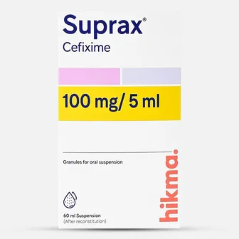 Suprax | Susp Antibiotic 100mg/5ml | 60ml