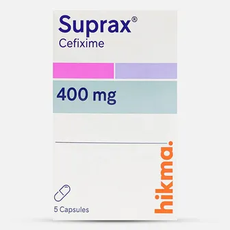 Suprax | Antibiotic 400mg | 5 Caps