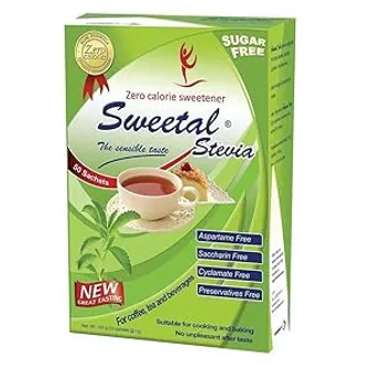 SWEETAL STEVIA 50 SACHETS 1 GM