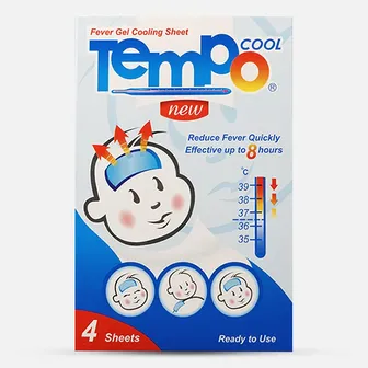 Tempo Cool | Infant Fever Gel Cooling | 4 Sheet