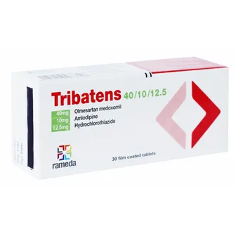 Tribatens | High Blood Pressure 40/10/12.5 mg | 30 Tabs