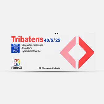Tribatens | High Blood Pressure 40/5/25mg | 30 Tabs