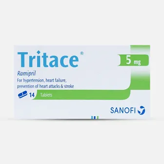 Tritace High Blood Pressure 5mg | 14 Tabs