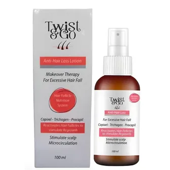 Twist & Go | Anti-Hair Loss Lotion Makeover Therapy For Excessive Hair Fall | 100ml