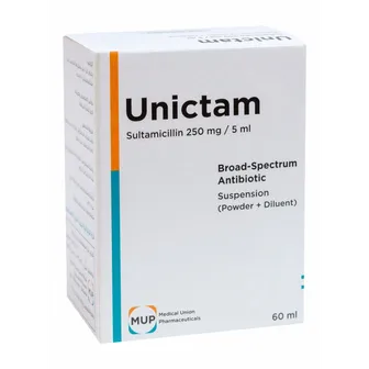 Unictam | Susp Antibiotic 250mg | 60ml