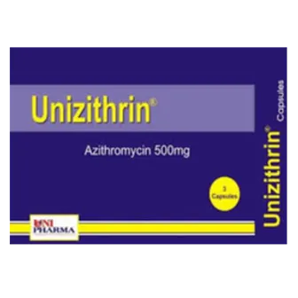 Unizithrin | Antibiotic | 500 mg | 3 Caps
