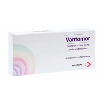 Vantomor Anti inflammatory 50mg | 20 Tabs