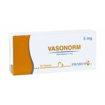 Vasonorm | High Blood Pressure 5mg | 10 Tabs