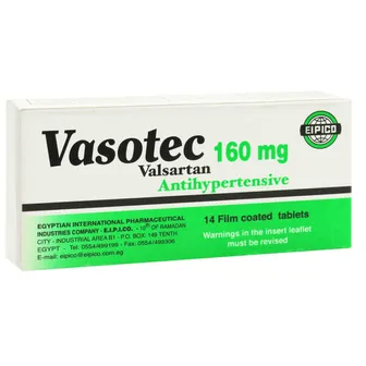 Vasotec | 160mg | 14 Film Coated Tablets