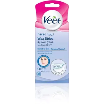 Veet | Cold Wax Strips Face | 20 Pcs