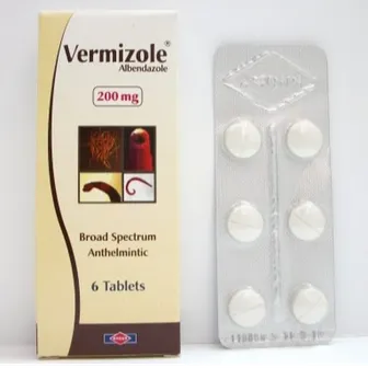 Vermizole | worms infections | 200mg | 6 Tabs