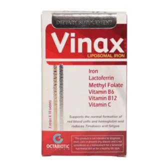 Vinax Liposomal Iron | 30 Tabs