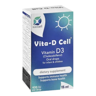 Vita-D Cell 400IU Oral Drops | 15ml