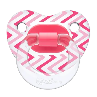 Wee Baby | Orthodontic Soother No 1 from 0-6M Red | 1 Pc